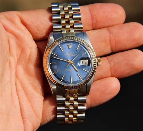 rolex datejust 38mm blue dial|vintage rolex datejust 36mm.